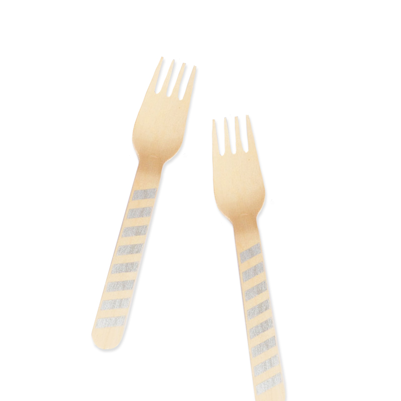 Fork - Stripe Silver